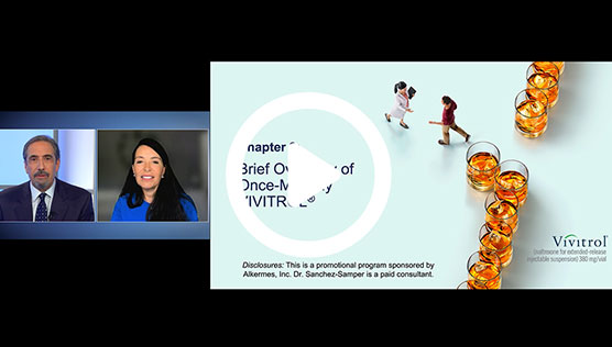 Image of webcast presentation featuring Dr Sanchez-Samper, Chapter 2